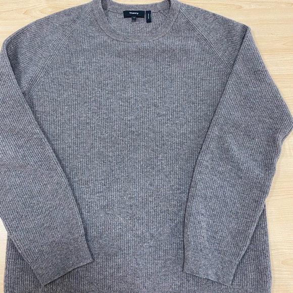 Theory cashmere ribbed sweater - Picture 4 of 5
